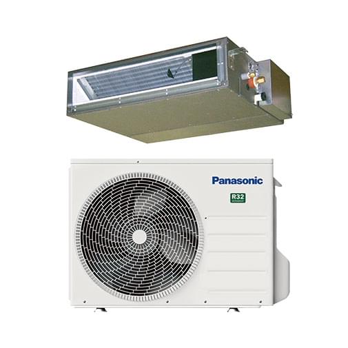 Ar condicionado monosplit Panasonic conduta baixa pressão estática 3,5 kW R32
